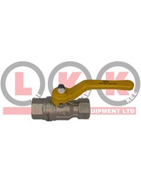 1/2" FxF LEVER HANDLE GAS BALL VALVE