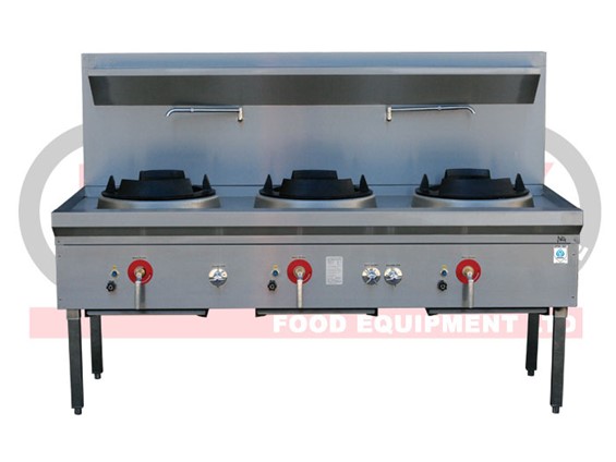 3 Burner Wok Bench Lkk New Zealand
