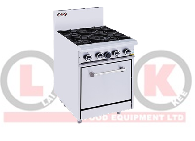 CLEARANCE!! - LKK 4 OPEN BURNER + STATIC OVEN