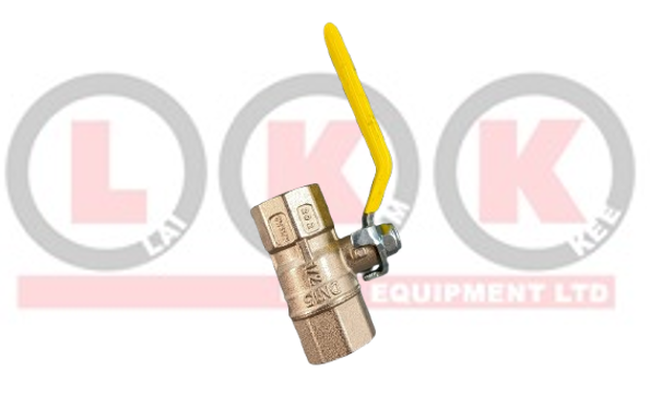 1/2" FxF LEVER HANDLE GAS BALL VALVE