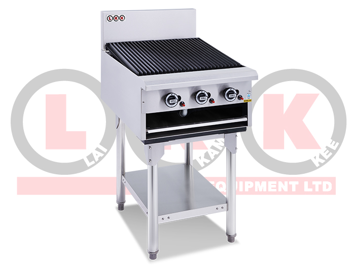 CLEARANCE!! -  LKK GAS CHAR GRILL W/STAND-600mm